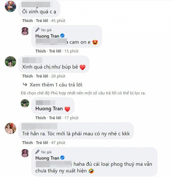 Khi trả lời một người em, vợ cũ Việt Anh cho biết cô làm đủ mọi loại phong thủy mà đến giờ vẫn chưa có người yêu.