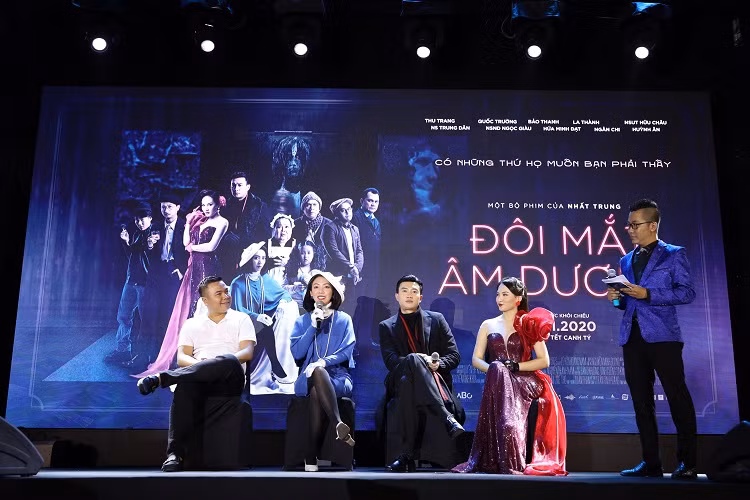 Vai diễn trong phim kinh dị "Đôi mắt âm dương" của cặp đôi hứa hẹn mang đến nhiều thú vị.