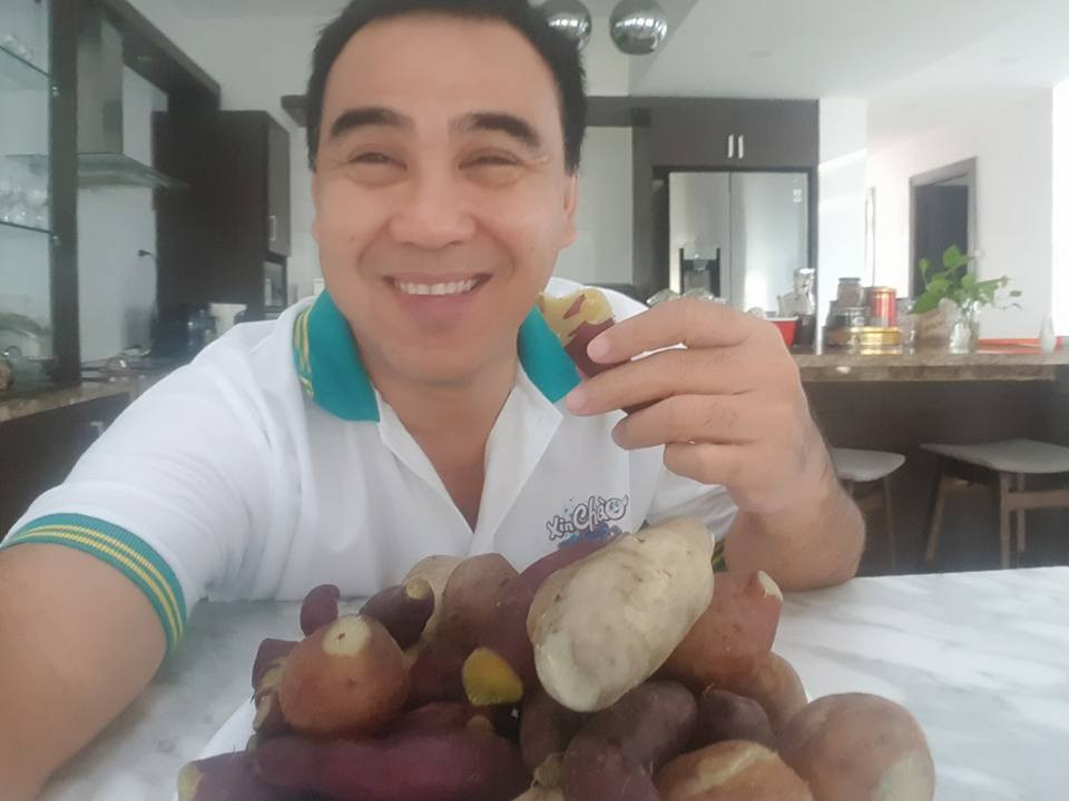 Ngoài ra, bữa sáng của nam MC còn có thể là các củ luộc như khoai, sắn.