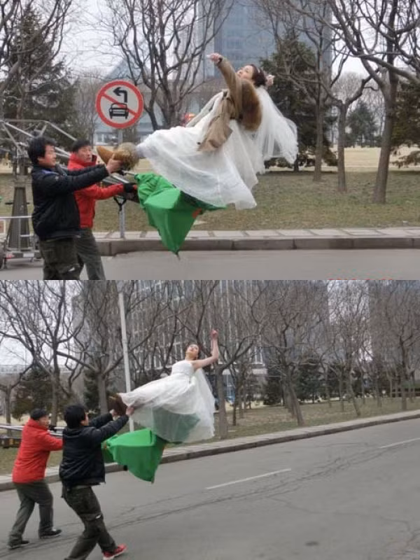 Trong hậu trường, nữ diễn viên Diệp Thanh được thiết kế một chiếc ghế riêng để ngồi lên, bởi cảnh cô bị hất tung lên cao diễn ra khá chậm, thậm chí cô còn có thời gian liếc mắt oán hận với Lưu Thi Thi, Ngô Kỳ Long. Nhưng khán giả đánh giá chi tiết này thừa thãi, làm giảm giá trị của phim.