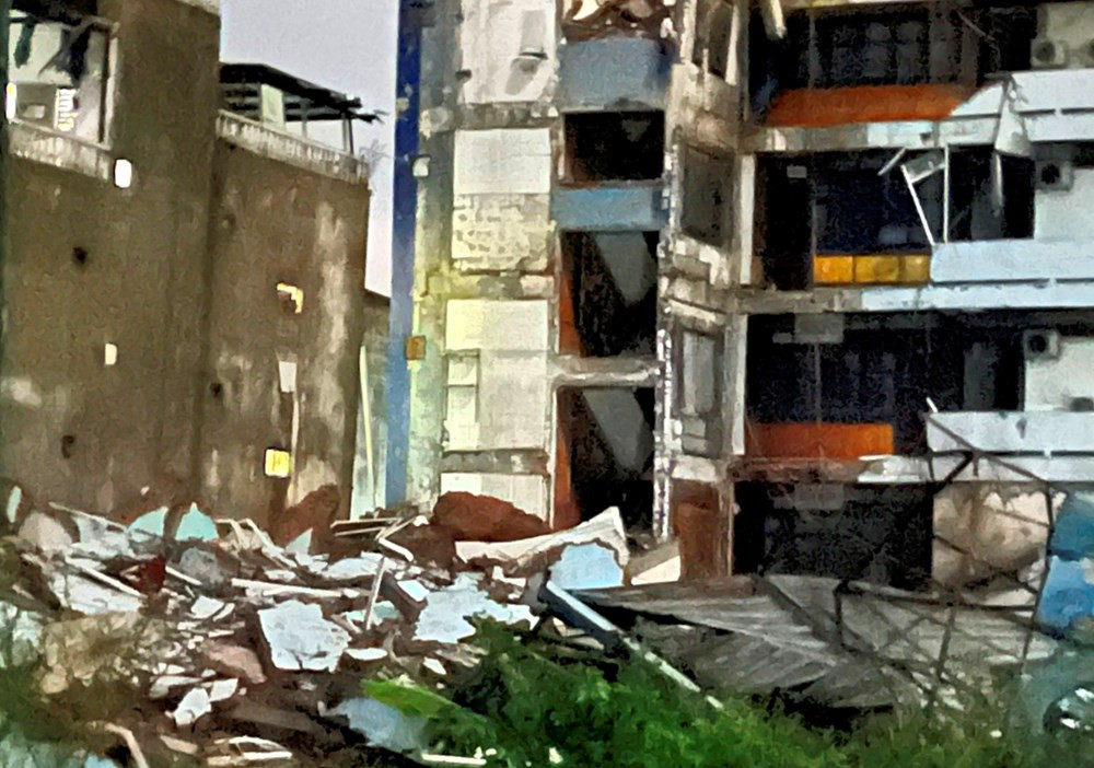 Hai Phong: Cong an thong tin ve vu sap nha 6 tang