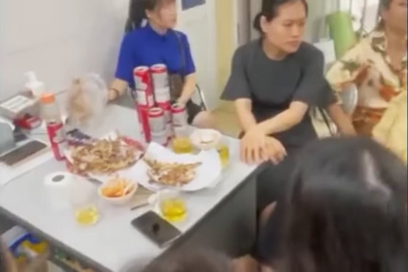 Hai Phong: Dang xac minh can bo Trung tam y te nhau trong gio lam viec