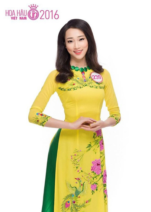 Cô đang là sinh viên Đại học Ngoại thương Hà Nội.