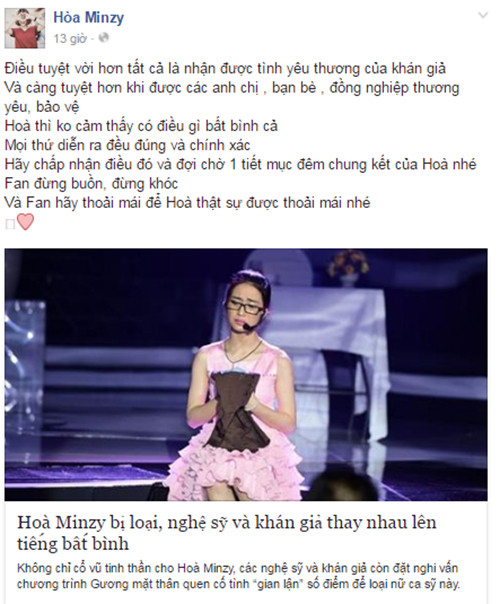 Hoa Minzy noi gi khi bi loai khoi Guong mat than quen-Hinh-3