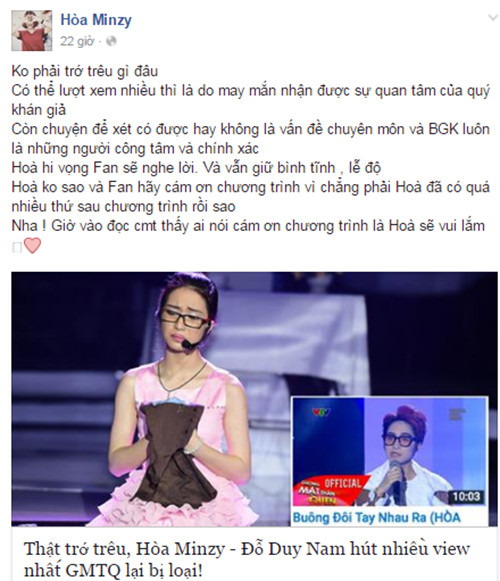 Hoa Minzy noi gi khi bi loai khoi Guong mat than quen-Hinh-2