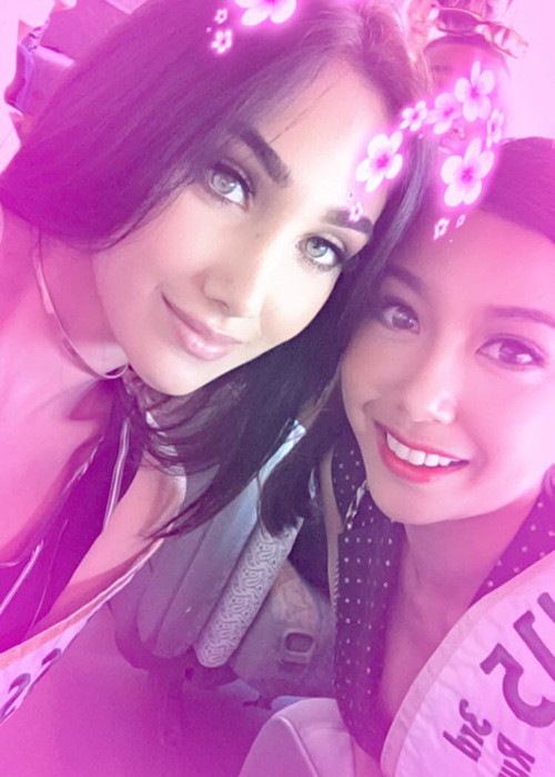 Được biết, Thúy Vân là một trong những người thân thiết với Hoa hậu Edymar Martinez. 