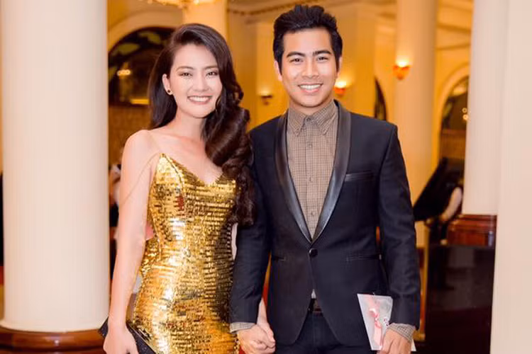 Nữ diễn viên phim “Kiều nữ và đại gia” cũng thường xuyên được bạn trai tháp tùng đến các sự kiện giải trí.