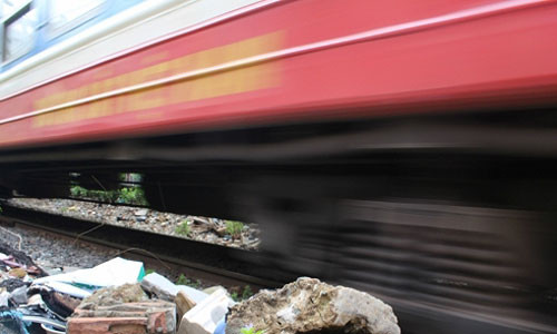 Lanh nguoi dan be rao chan duong ray tau hoa de do rac, trong rau-Hinh-11