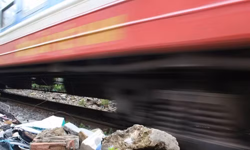 Lanh nguoi dan be rao chan duong ray tau hoa de do rac, trong rau-Hinh-11