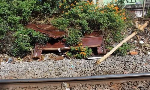 Lanh nguoi dan be rao chan duong ray tau hoa de do rac, trong rau-Hinh-8