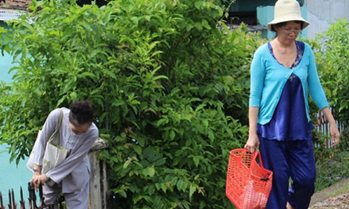 Lanh nguoi dan be rao chan duong ray tau hoa de do rac, trong rau-Hinh-2