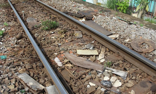 Lanh nguoi dan be rao chan duong ray tau hoa de do rac, trong rau-Hinh-9