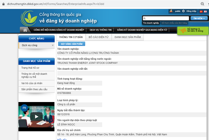 Cty Nang luong Truong Thanh von “khung”, lai dam... sao no thue 4 ty?