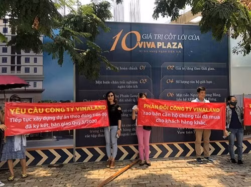 Vinaland Tower “dap chieu”, noi bo CDT dau da: Quyen loi nguoi mua the nao?