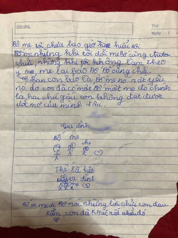 Nhoc tieu hoc viet thu noi xau gia dinh, ai doc cung choang