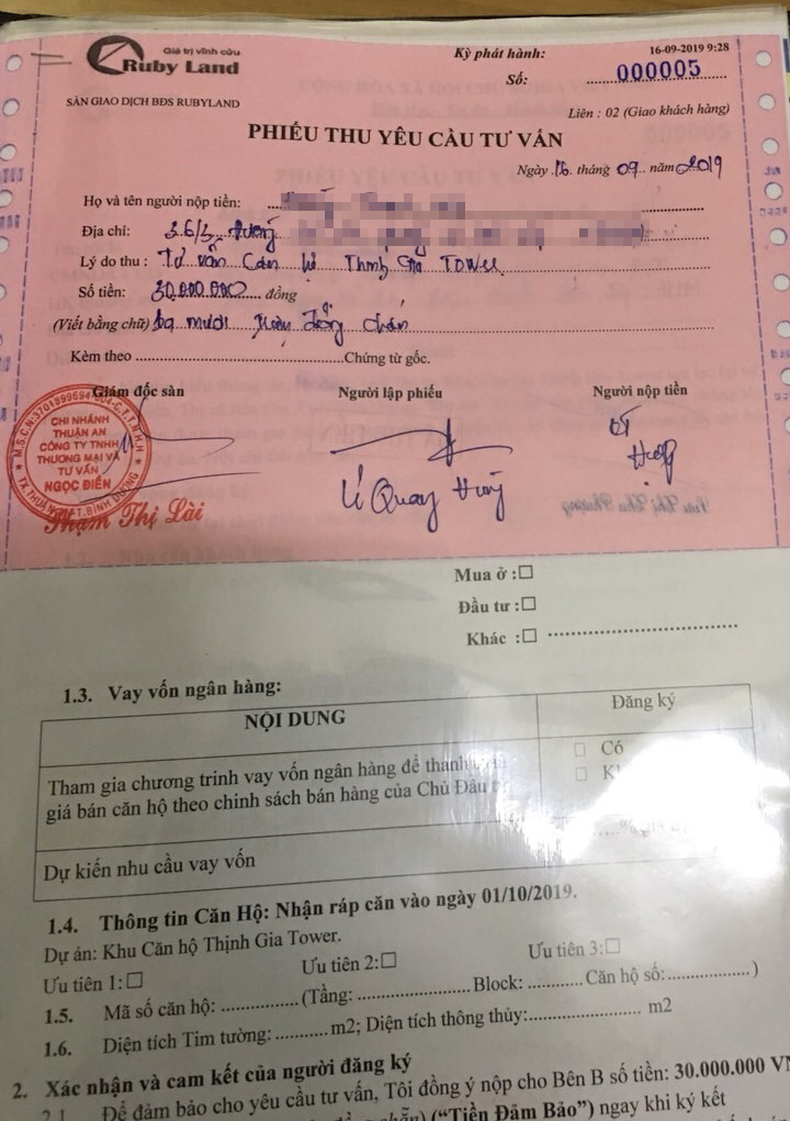 Du an Thinh Gia Tower - Ruby Land: Cty Ngoc Dien sai pham... khach can trong-Hinh-2