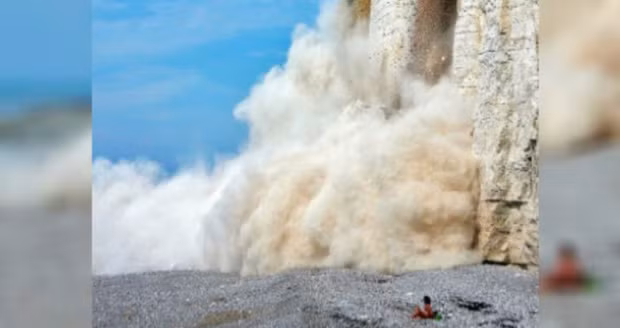 Co gai may man thoat chet khi dang ngoi hong mat tren bai bien-Hinh-2