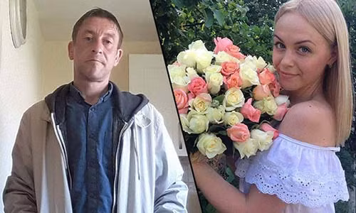 Colin Orr, 40 tuổi (trái) và Olga Marchenko (phải)