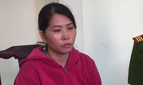 Chân dung nghi can Hàng Thị Hồng Diễm.