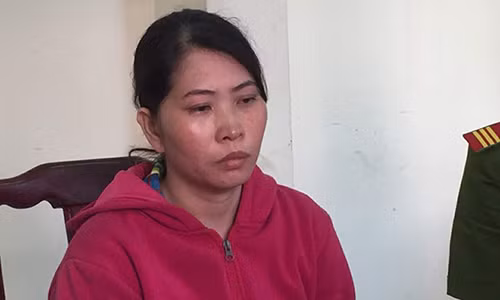 Chân dung nghi can Hàng Thị Hồng Diễm.