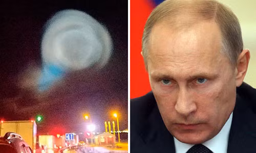 Vat hinh cau bi an phat sang tren bau troi Nga gay xon xao