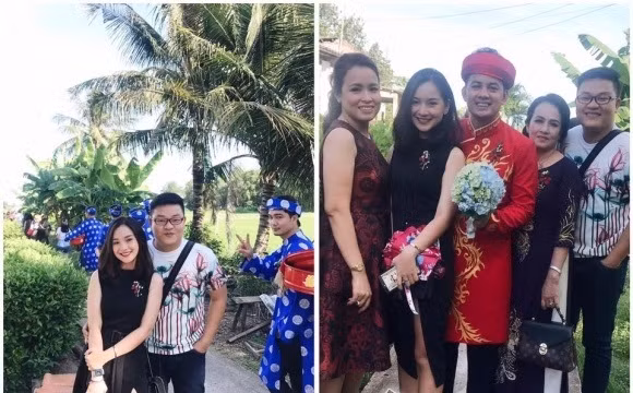 Vo Duy Nhan rang ro trong dam cuoi em chong