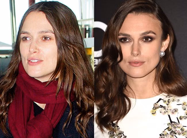 Bông hồng Anh" Keira Knightley nhợt nhạt, già nua khi không make-up.
