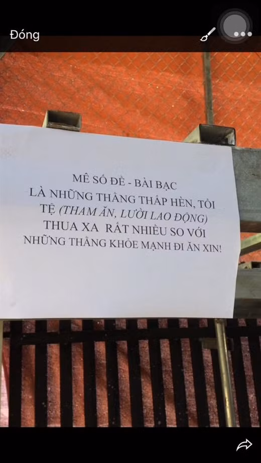 Lời nhắc bá đạo.