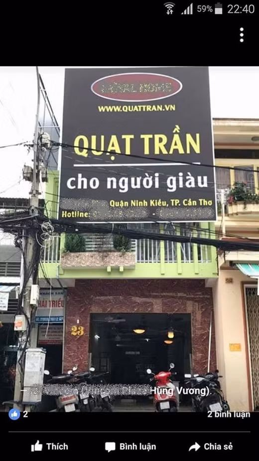 Quảng cáo bá đạo.