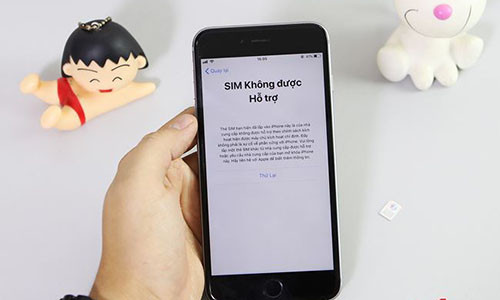 Không thể kích hoạt iPhone Lock do SIM ghép đã bị vô hiệu hóa.