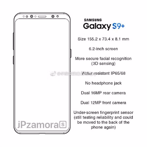 Samsung Galaxy S9 sẽ không còn giắc cắm tai nghe - Hình 2 Samsung Galaxy S9 se khong con giac cam tai nghe-Hinh-2