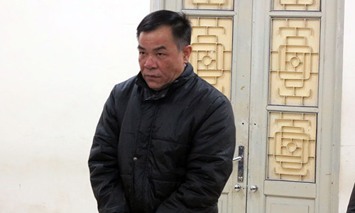 Bị cáo Lễ tại tòa.