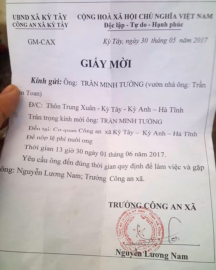 Chuyen la phi chong phi cua nguoi nuoi ong o Ha Tinh-Hinh-2