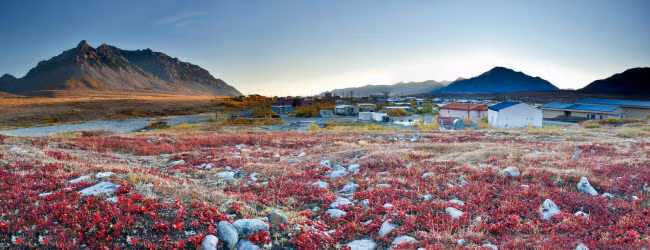 Khung cảnh trong vườn quốc gia Cổng Bắc cực.