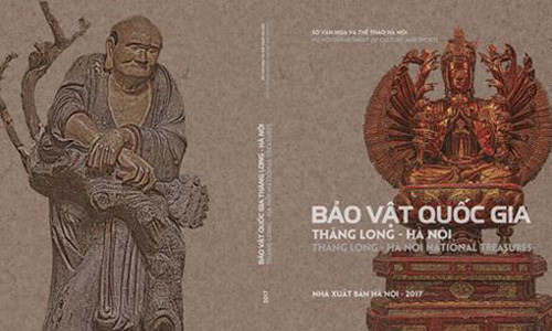 Bìa sách Bảo vật Quốc gia Thăng Long Hà Nội.
