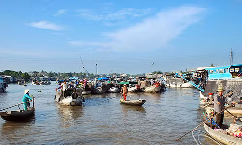 Bao Singapore viet ve cho noi Cai Rang cua Viet Nam