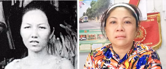 Chân dung Nguyễn Thị Thu Diệu trước đây và khi bị bắt (đã phẫu thuật thay đổi khuôn mặt).