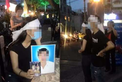 Ở Việt Nam, cho rằng ông "chồng hờ" 45 tuổi, quê xã Lộc Bổn, huyện Phú Lộc, TP Huế phụ bạc, bỏ gia đình cưới vợ trẻ, bà vợ cùng 2 con và hàng chục người thân đã quấn khăn tang lên đầu, ôm di ảnh chồng xông vào tận hôn trường để phản đối đám cưới. Đứng trước khách sạn, người vợ gào thét đòi gặp cho bằng được chồng để làm rõ trắng đen.