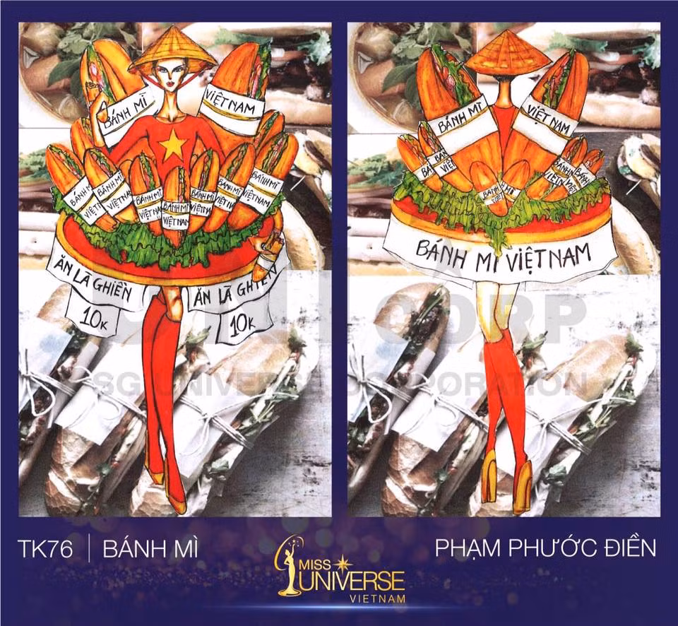 Cu dan mang che dua Banh mi 10k len Quoc phuc la vo y thuc