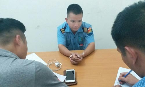 Đối tượng Quân bị bắt tại quận Thủ Đức, TP Hồ Chí Minh.