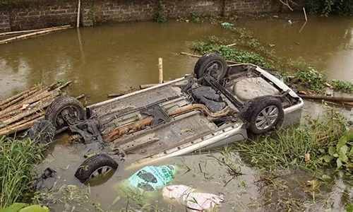 Hai Duong: Dung xem cau ca, bi o to dam chim xuong muong