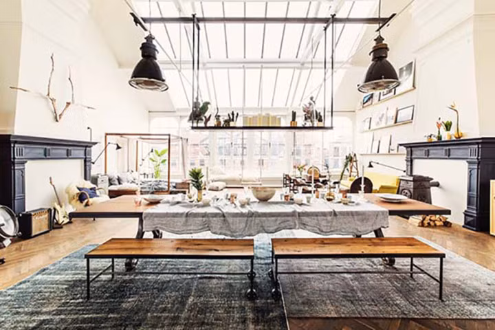 Cách sắp đặt trong nội thất tạo nên sự đối xứng hoàn hảo.