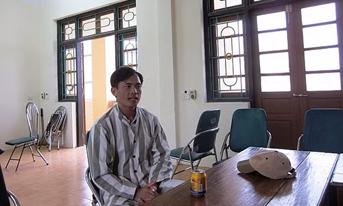 Phạm nhân Trần Văn Hùng chia sẻ trong trại giam.