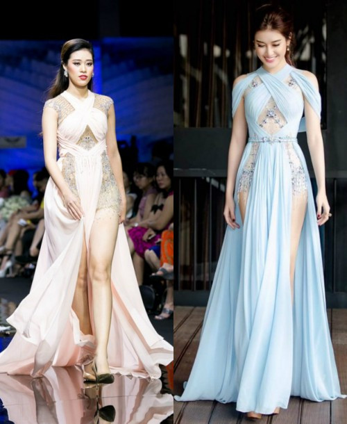 Trong khuôn khổ chương trình Thời trang cuộc sống diễn ra tại TP.HCM, thương hiệu áo cưới của NTK Doãn Trần đã trình làng bộ sưu tập Sắc màu tình yêu. Tuy nhiên, thiết kế này của Doãn Trần lại bị cho là “phiên bản copy” từ một chiếc váy của NTK Đỗ Long. Có thể nhận thấy, ngoài màu sắc khác nhau, thì từ kỹ thuật dựng phom, đến cách đặt các chi tiết trang trí của cả hai chiếc váy đều có sự tương đồng, nếu không muốn nói là giống đến 100%.