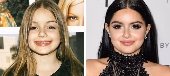 Ariel Winter bắt đầu lồng tiếng trong các phim hoạt hình từ khi mới 8 tuổi và diễn xuất trong "Batmane". Khuôn mặt nữ diễn viên trước đây và bây giờ chẳng khác nhau là mấy.