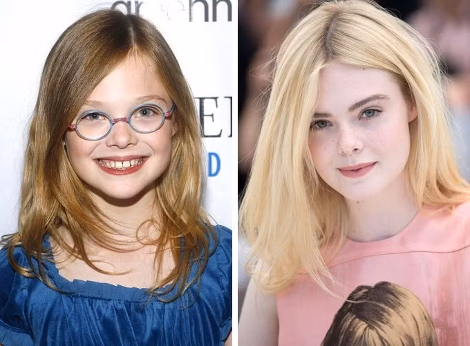Elle Fanning, sinh năm 1998, là nữ diễn viên người Mỹ được biết đến với vai chính trong các phim điện ảnh ăn khách như "Phoebe in Wonderland", "Somewhere", ... Có thể thấy, "nàng thơ" ngay từ nhỏ đã sở hữu nụ cười khá duyên.