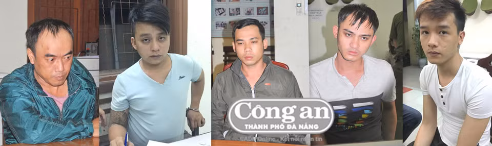 Các đối tượng mua bán, tàng trữ trái phép chất ma túy bị bắt giữ.