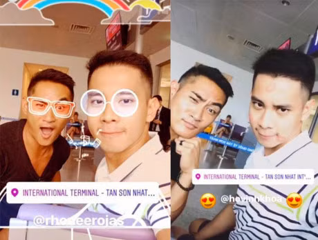 Nhìn những bức ảnh thân mật của Hồ Vĩnh Khoa và Nam vương Thái Lan 2011, nhiều người cho rằng Rhonee Rojas là người yêu đồng giới của Hồ Vĩnh Khoa.