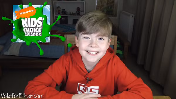 Bắt đầu 'sự nghiệp' từ năm 7 tuổi, hiện Ethan có thể 'cá kiếm' tới hơn 680 triệu VNĐ mỗi lần giới thiệu game mới ra mắt. Năm ngoái, cậu bé đã giành được giải thưởng Nickelodeon Kids' Choice Awards của kênh truyền hình Nickelodeon nổi tiếng ở Mĩ và giải sao Youtube của năm. Số tiền ước tính Ethan đã kiếm được trong 4 năm qua là khoảng 30 tỉ VNĐ, thậm chí cậu bé còn được Barry Tomes – một nhân vật uy tín trong ngành quản lý ngôi sao đánh giá là có tiềm năng kiếm tới 300 tỉ trong tương lai không xa.