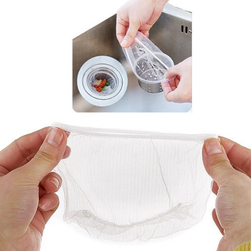 Sử dụng túi lọc ở bồn rửa để xử lý tắc nghẽn.